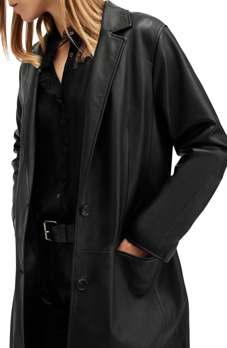 Aire Leather Coat AllSaints