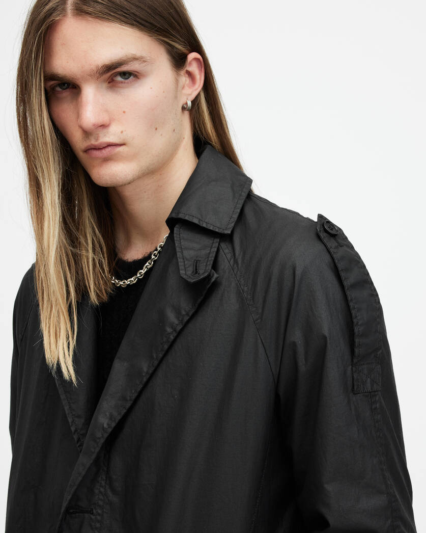 Allman Waxed Water Repellent Mac All Saints